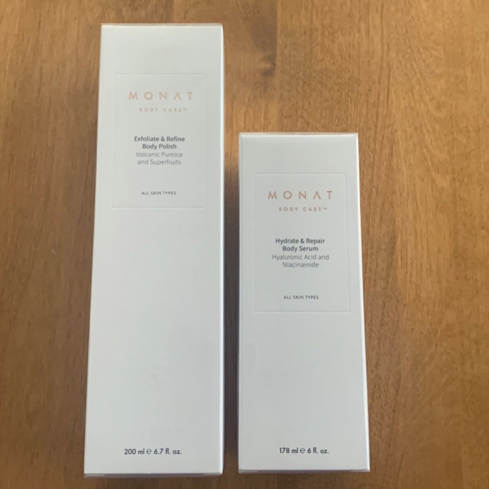 MONAT Body Polish and Body Serum